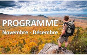 Programme Novembre - Décembre