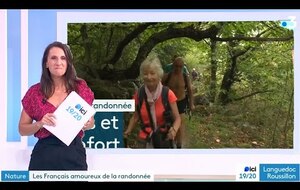 Reportage Rando Cade sur France 3 - Emission  ici 19/20 Languedoc-Roussillon  du 30/09/2023