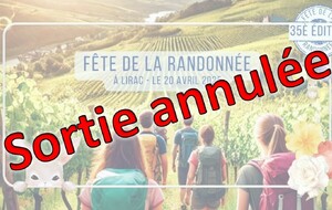 Fête de la randonnée 2025 ANNULÉE