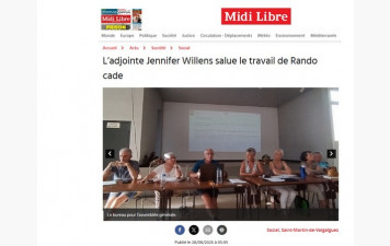 Rando Cade dans Midi Libre
