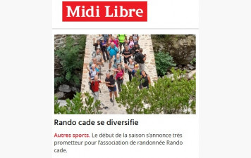 Article Midi Libre du 03/10/2025